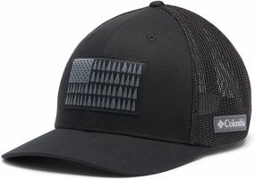 img 2 attached to Columbia Tree Flag Mesh Ball Cap - High Crown: The Perfect Blend of Style and Function