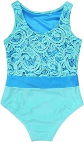 img 2 attached to Moily Gymnastics Leotard Bodysuit Mint_Green Sports & Fitness in Other Sports