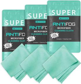 img 4 attached to OptiPak Anti-Fog Microfiber Cloth Wipes for Clear Vision: Glasses, Binoculars, Face Shields, Ski Masks, Swim Goggles - Fog-Free Performance on Eyewear, Mirrors, Lenses, Windows (3 Count)