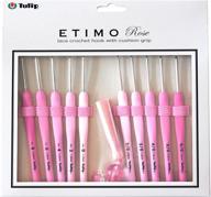 🌹 tulip etimo rose lace crochet hook set: the perfect companion for delicate lace designs logo