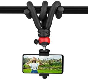 img 1 attached to 📸 Flexible Octopus Phone Tripod with Remote: A Multifunctional Stand for Phones, Cameras, GoPro, and More for Vlogs, Streaming, and Photography