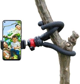 img 2 attached to 📸 Flexible Octopus Phone Tripod with Remote: A Multifunctional Stand for Phones, Cameras, GoPro, and More for Vlogs, Streaming, and Photography