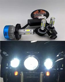 img 4 attached to 💡 Enhance Visibility: 6200 Lumen LED Upgrade Pack for Harley Electra Glide, Ultra Classic, Heritage & More