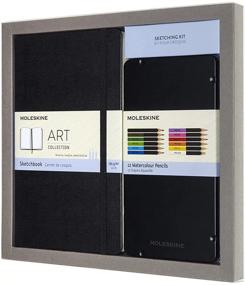 img 4 attached to 🎨 Moleskine Sketchbook & Watercolor Pencil Set Hard Cover (5 x 8.25) - Versatile Sketch Pad for Drawing, Watercolor Painting, Perfect for Teens, Artists, Students - 104 Pages