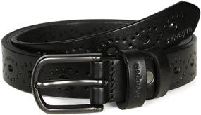 img 3 attached to Leather Belts Women Jeans Black