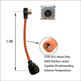 img 1 attached to 🔌 High-Performance Welder Adapter with 10-30P 3-Prong Connector