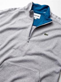 img 2 attached to Lacoste Sleeve Sweatshirt Silver Illumination Men's Clothing