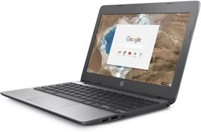 img 3 attached to 💻 Высокопроизводительный ноутбук HP Chromebook: 4 ГБ оперативной памяти, 16 ГБ встроенной памяти eMMC, Chrome OS - черный