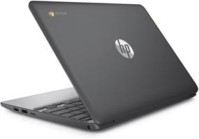 img 1 attached to 💻 High-Performance HP Chromebook: 4GB RAM, 16GB eMMC Storage, Chrome OS - Black