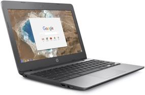 img 2 attached to 💻 Высокопроизводительный ноутбук HP Chromebook: 4 ГБ оперативной памяти, 16 ГБ встроенной памяти eMMC, Chrome OS - черный