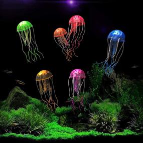 img 2 attached to Silicone Artificial Jellyfish Ornament Decoration
