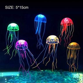 img 1 attached to Silicone Artificial Jellyfish Ornament Decoration