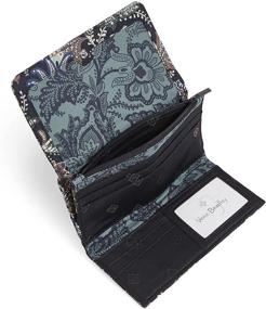 img 2 attached to 👛 Vera Bradley RFID-Protected Women's Cotton Trifold Clutch Wallet