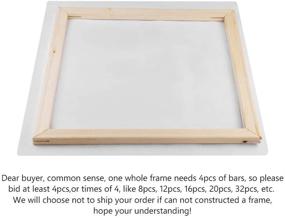 img 1 attached to 🖼️ YCDC Premium Pine Wood Canvas Frame Set: Ideal for Oil Paintings and Poster Prints - DIY Arts Accessory Supply, 16x20 Inch