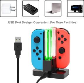 img 2 attached to Charging Nintendo Switch Station Type C
