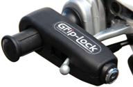 grip lock glblack motorcycle handlebar security logo