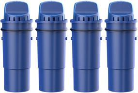 img 4 attached to Waterspecialist NSF Certified Replacement Pitcher Water Filter - Compatible with Pur Pitchers and Dispensers PPT700W, CR-1100C, and PPF951K - Pack of 4