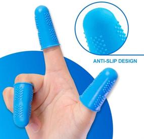 img 2 attached to 🔒 Protective Silicone Finger Adhesives by Promifun