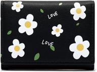 👜 tri fold leather cartoon women's handbags & wallets with pattern designs логотип