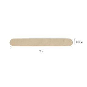 img 2 attached to 🍯 ForPro Premium Wood Applicators for Hair Removal Waxing - Non-Sterile, Large Size (6” L x .75” W), 500-Count