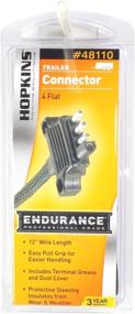 img 3 attached to Ultimate Connectivity: Hopkins 48110 Endurance 12'' 4-Wire Flat Trailer 🔌 Side Connector - Premium Quality and Extra Length for Reliable Trailer Hookup