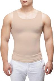 img 3 attached to Compression Slimming Shaper Workout Undershirts