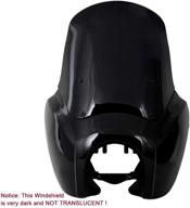 крышка фары fatecim с защитным стеклом черного цвета 15 дюймов - идеальное соответствие для harley dyna fxdxt t-sport. логотип