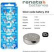 renata sr936sw mercury electronic batteries logo