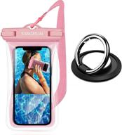 📱 ultimate protection: waterproof cell phone pouch with lanyard for iphone & galaxy - ipx8 underwater dry bag for beach, kayaking, swimming, surfing - fits up to 7.87 logo