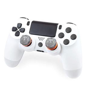 img 3 attached to 🎮 KontrolFreek Grav Slam Performance Thumbsticks for Call of Duty: Black Ops 4 on PlayStation 4 (PS4) and PlayStation 5 (PS5), Gray/Orange