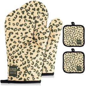 img 4 attached to ORNOOU Leopard Pattern Holders Non Slip