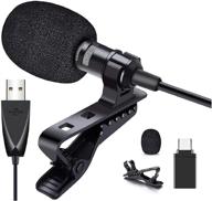 🎙️ zaffiro usb lavalier lapel microphone – clip-on usb omnidirectional mic, plug & play for pc, laptop, mac, ps4. ideal for video recording, skype, streaming, podcasting logo