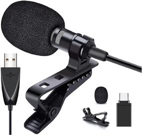 img 4 attached to 🎙️ ZAFFIRO USB Lavalier Lapel Microphone – Clip-On USB Omnidirectional Mic, Plug & Play for PC, Laptop, Mac, PS4. Ideal for Video Recording, Skype, Streaming, Podcasting