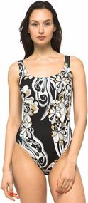 img 1 attached to 🏝️ Hawaii Private Island Sleeveless Women's Clothing for Swimwear & Beach Cover Ups