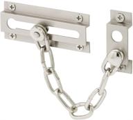 🚪 prime-line products u 10304 standard door guard - steel chain/solid keeper, satin nickel finish логотип