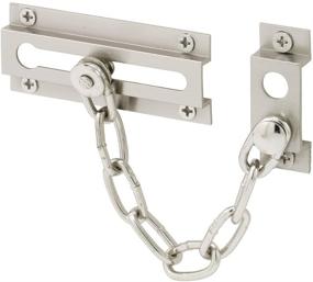 img 4 attached to 🚪 PRIME-LINE Products U 10304 Standard Door Guard - Steel Chain/Solid Keeper, Satin Nickel Finish