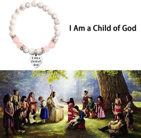 img 1 attached to 🙏 MAOFAED Child of God Bracelet: Perfect Baptism & First Communion Religious Jewelry Gift