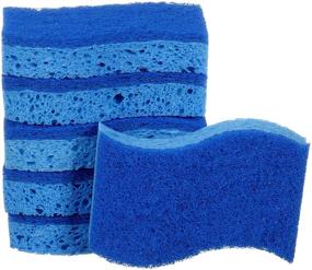 img 3 attached to Scotch-Brite Non-Scratch Scrub Sponges, Pack of 6 - Gentle yet Powerful Cleaning