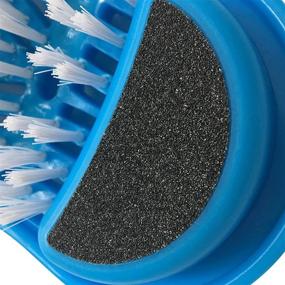 img 2 attached to 👣 Evermarket Magic Feet Cleaner - Simple Foot Scrubber & Massager Slipper for Easy Feet Cleaning, Exfoliation, and Shower Spa (Blue)