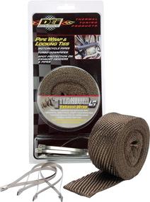 img 1 attached to 🔧 Titanium Design Engineering 010123 Pipe Wrap Kit - 2" x 25' with 4 Locking Ties