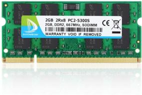 img 4 attached to 💻 DUOMEIQI 2GB DDR2 667MHz SODIMM Non-ECC Unbuffered Notebook Memory Laptop RAM Module