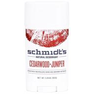 🌲 schmidt's deodorant, cedarwood + juniper, 3.25 oz (92 g) - value pack of 2 logo