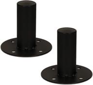 enhance your speaker setup with goldwood th44 speaker stand top hat - black logo