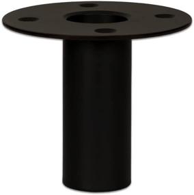 img 1 attached to Enhance Your Speaker Setup with Goldwood TH44 Speaker Stand Top Hat - Black