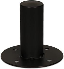 img 2 attached to Enhance Your Speaker Setup with Goldwood TH44 Speaker Stand Top Hat - Black