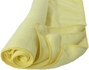 img 1 attached to Efficient Cleaning Towels: Eurow 🧼 Microfiber 16x16in 300 GSM 3-Pack Yellow