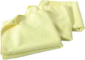 img 2 attached to Efficient Cleaning Towels: Eurow 🧼 Microfiber 16x16in 300 GSM 3-Pack Yellow