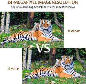 img 3 attached to 🦌 Обновление 2021 года: 2 камеры для охоты на диких оленей Game Trail - 24 МП полное HD, ночное видение, активация по движению, водонепроницаемые - отличное соотношение цены и качества!
