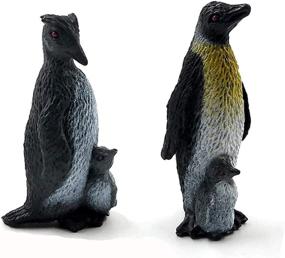 img 1 attached to ORZIZRO Plastic Penguin Figurines Children