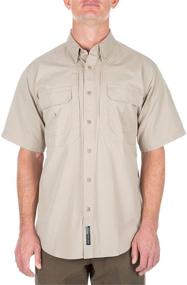 img 4 attached to 👕 X Small Men's Clothing: 5 11 Tactical Cotton Sleeve Shirt